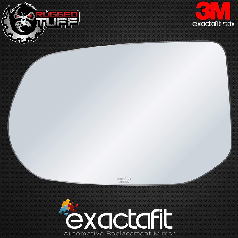 Rugged TUFF exactafit 8839L Driver Side Mirror Glass Replacement Repair Compatible With 2006 2007 2008 2009 2010 2011 Honda Civic - Image 3